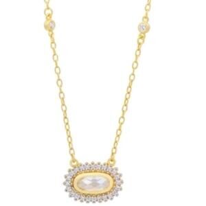 Freida Rothman Armor Of Hope Station Pendant Necklace 16 In With Extender